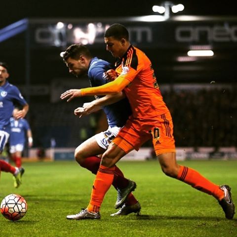Myles making strides! FA Cup debut for Kinetic graduate Kenlock as Portsmouth upset Ipswich Town in replay