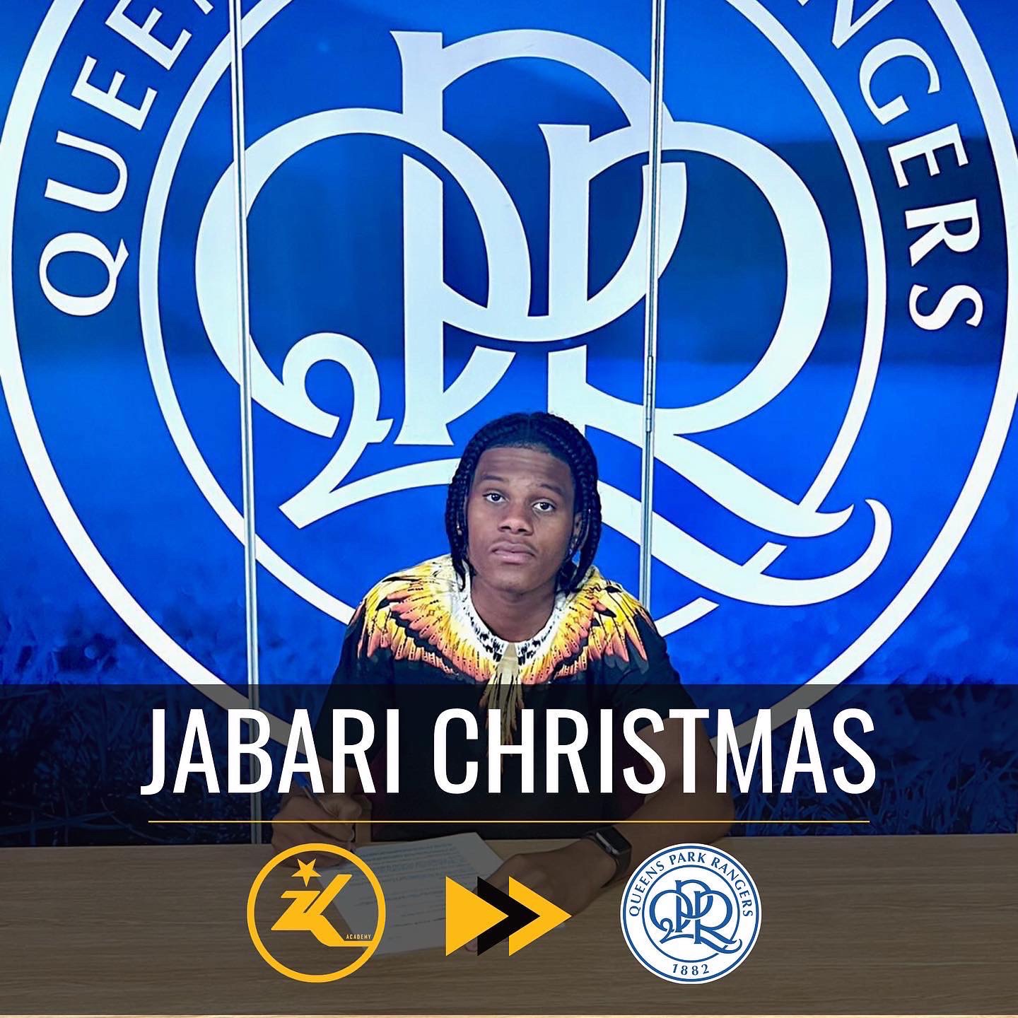 Jabari Christmas signs for QPR FC