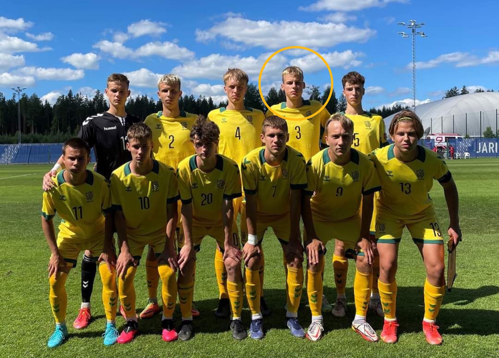 Jacob Mazionis represents Lithuania U17 at Baltic Cup Tournament