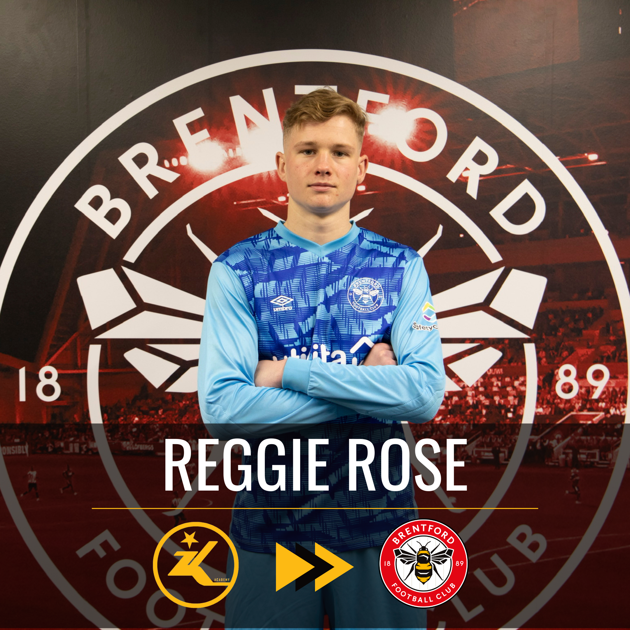 Reggie Rose signs for Brentford FC